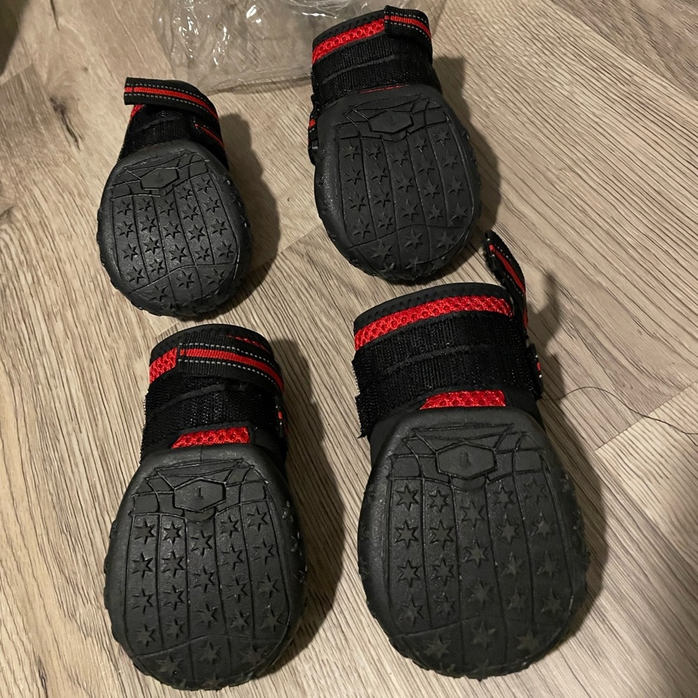 Dog shoes size 7